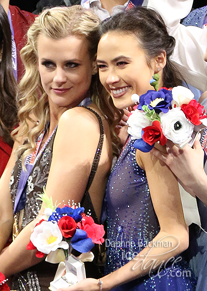 Madison Hubbell and Madison Chock