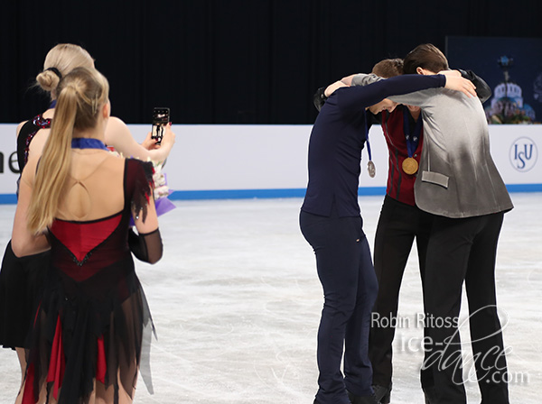Anthony Ponomarenko (USA), Kirill Aleshin (RUS) and Maxim Nekrasov (RUS)