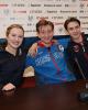Christina Carreira (USA), Kirill Aleshin (RUS) and Arina Ushakova & Maxim Nekrasov (RUS)