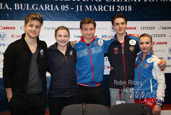 Christina Carreira & Anthony Ponomarenko (USA), Kirill Aleshin (RUS), Arina Ushakova & Maxim Nekrasov (RUS)