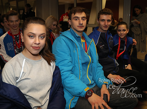 Darya Popova & Volodymyr Byelikov (UKR) and  Shira Ichilov & Vadim Davidovich (ISR)