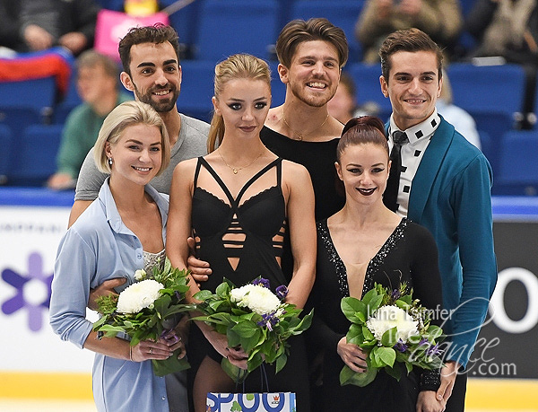 2018 Finlandia Trophy Dance Medalists
