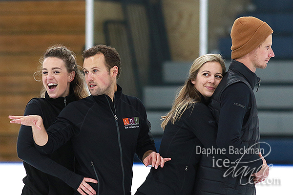 Carly Donowick, Joel Dear, Erin Reed and Wesley Campbell