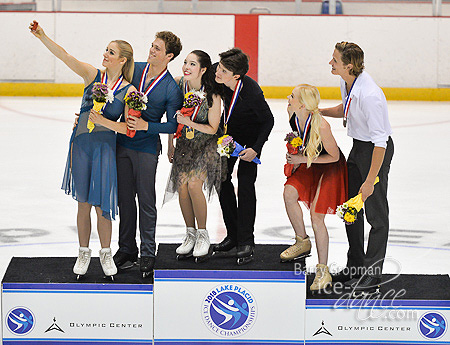 Senior Podium - selfie time!