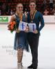 Silver medalists Rachel Parsons & Michael Parsons (USA)