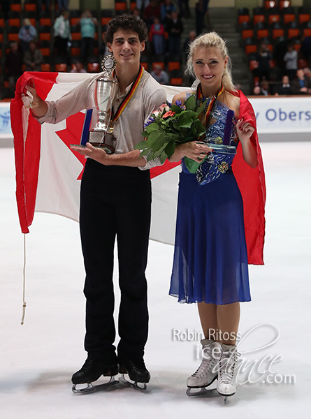 Gold medalists Piper Gilles & Paul Poirier (CAN)