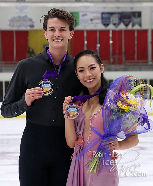 Bronze Medalists Misato Komatsubara & Tim Koleto (JPN)