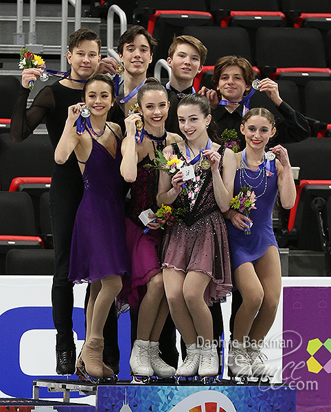 The medalists