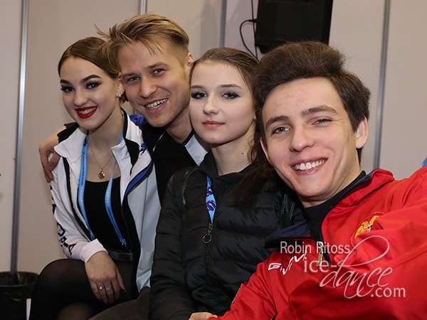 Viktoria Semenjuk & Artur Gruzdev (EST) and Viktoriia Azroian & Aleksandr Siroshtan (ARM)