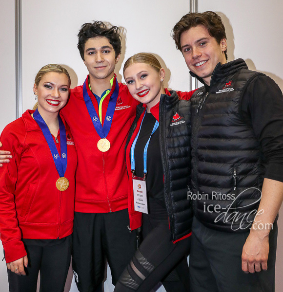 Marjorie Lajoie & Zachary Lagha and Alicia Fabbri & Paul Ayer 