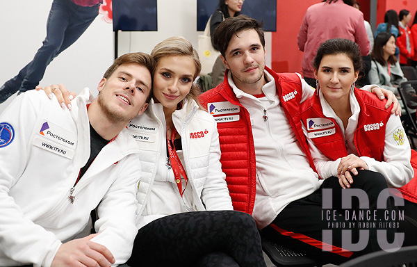 Russia's Sinitsina & Katsalapov and Evdokimova & Bazin