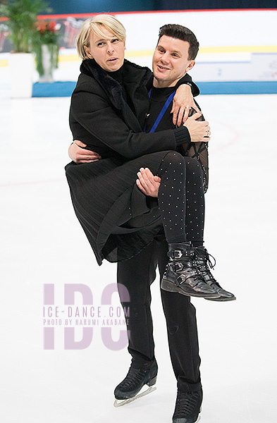 Barbara Fusar-Poli with Marco Fabbri