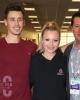 Molly Lanaghan & Dmitre Razgulajevs (CAN) with coach Juris Razgulajevs