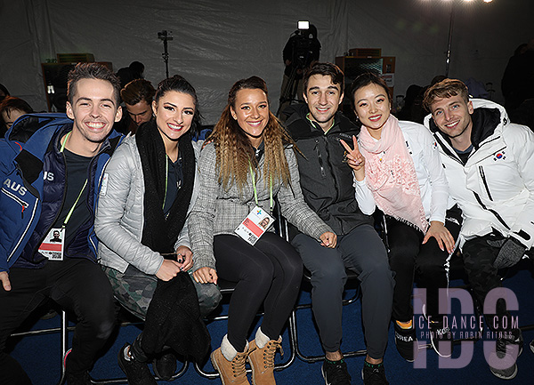 Team Australia and Korea