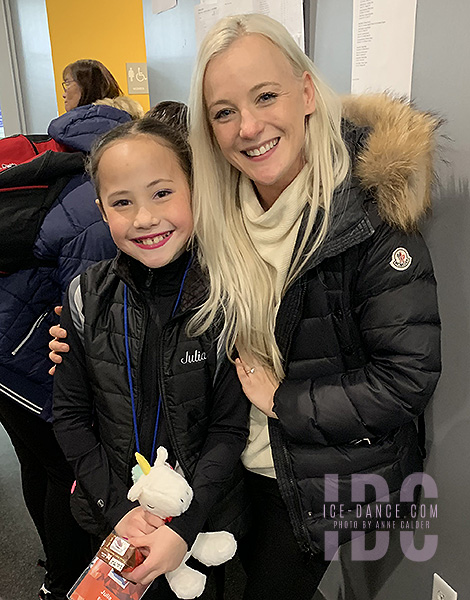 Julia Epps w/coach Penny Coomes