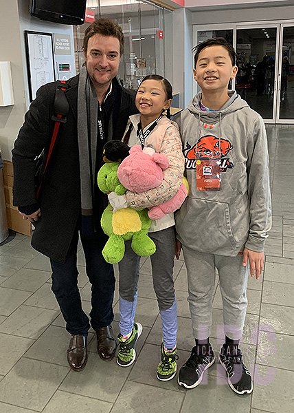 Alika Li & Patrick Li w/coach Leif Gislason 