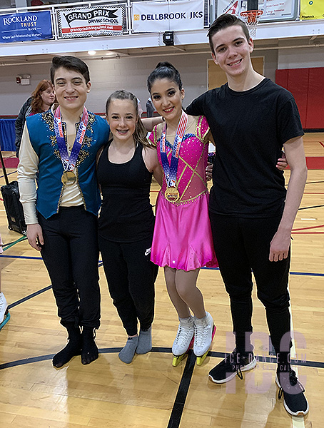 Ethan Peal, Avery Landis, Elliana Peal and Kenny Eckert