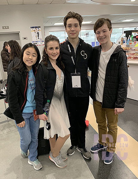 Kiana Pan, Layla Karnes, Kenan Slevira and Ilya Mondrowski