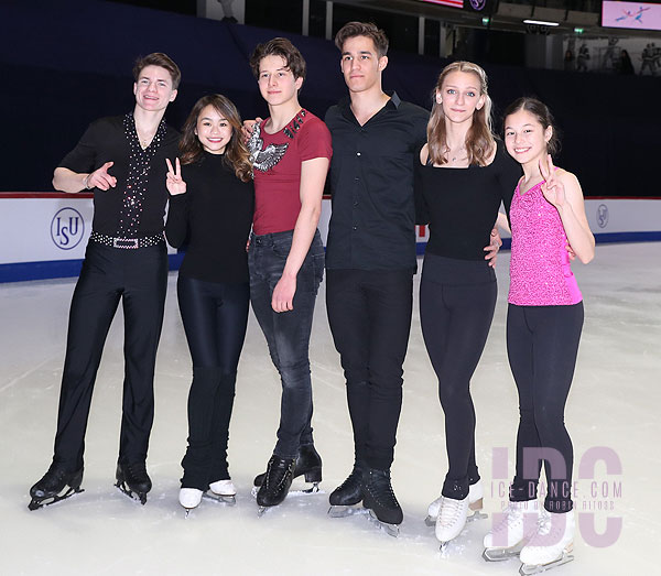 Team USA Skaters in the exhibition