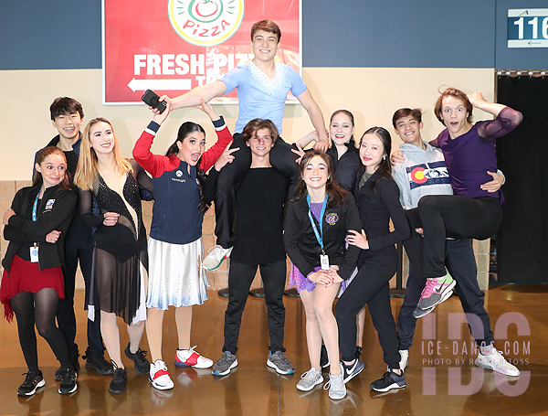 Ice Dancers at the Dallas Cannon Classic