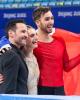 Papadakis & Cizeron with coach Romain Haguenauer