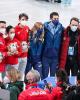 Komatsubara & Koleto, Hubbell & Donohue and Chock & Bates w/coaches / Team USA